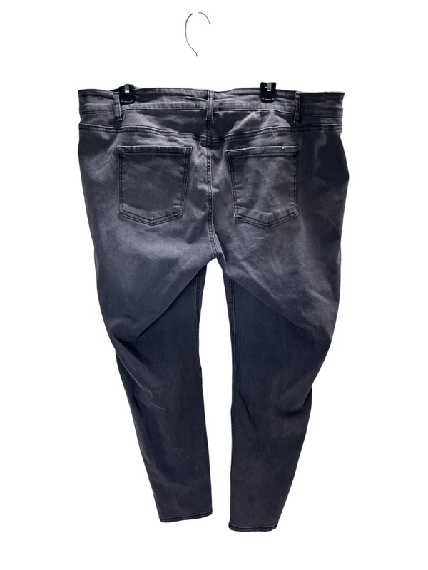Time And Tru Jeans Size XXL Women's Maternity Charcoal Gray Skinny Cotton Blend