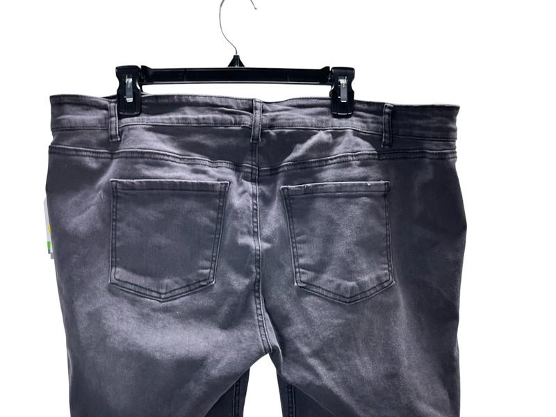 Time And Tru Jeans Size XXL Women's Maternity Charcoal Gray Skinny Cotton Blend