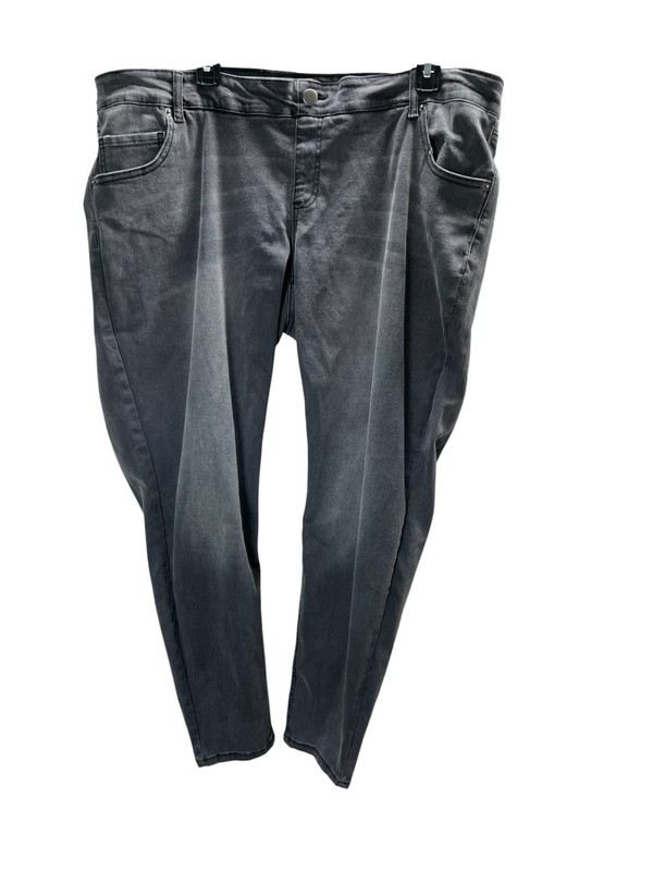 Time And Tru Jeans Size XXL Women's Maternity Charcoal Gray Skinny Cotton Blend