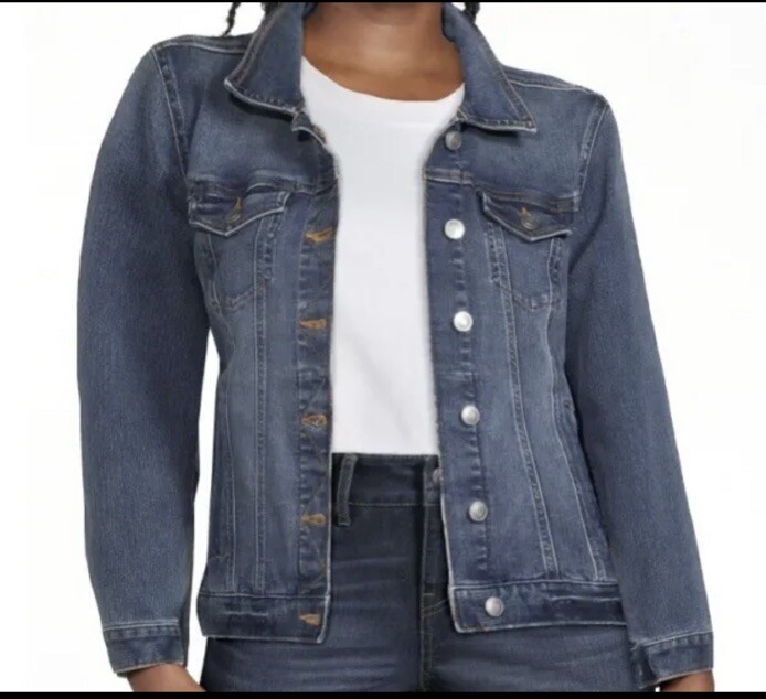 Time&Tru Womens Denim Jacket Retro Style 5 Colors To Choose From Size S - XXXL
