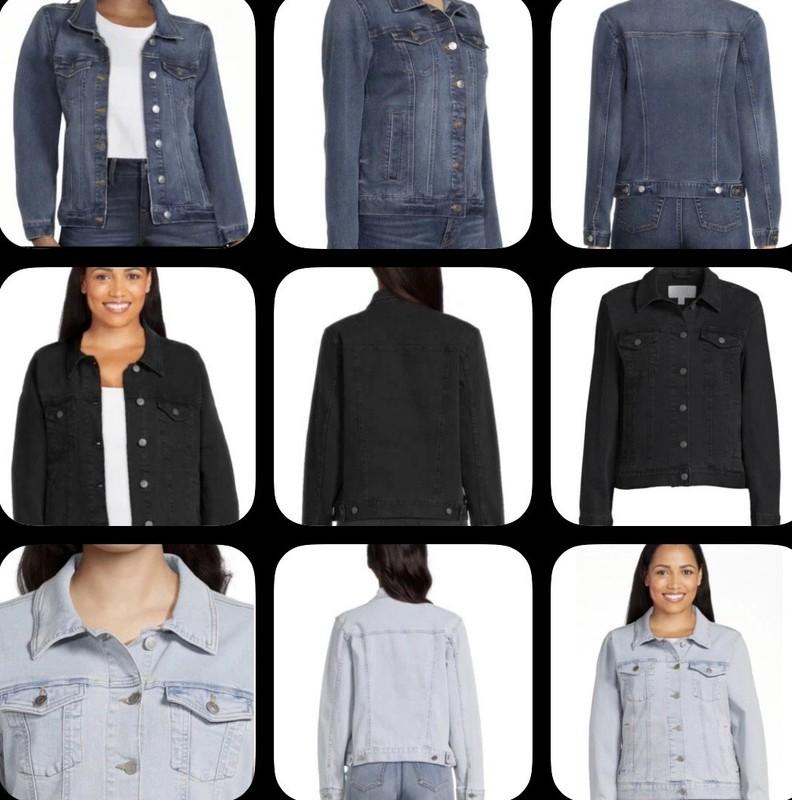 Time&Tru Womens Denim Jacket Retro Style 5 colors to choose from size S - XXXL