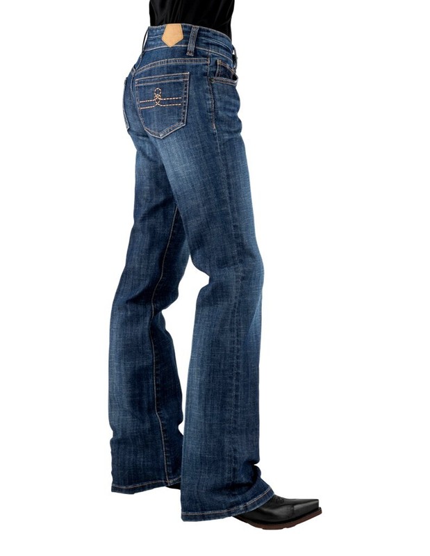 Tin Haul Western Jeans Womens Rosie Bootcut Blue 10-054-0280-2003 BU