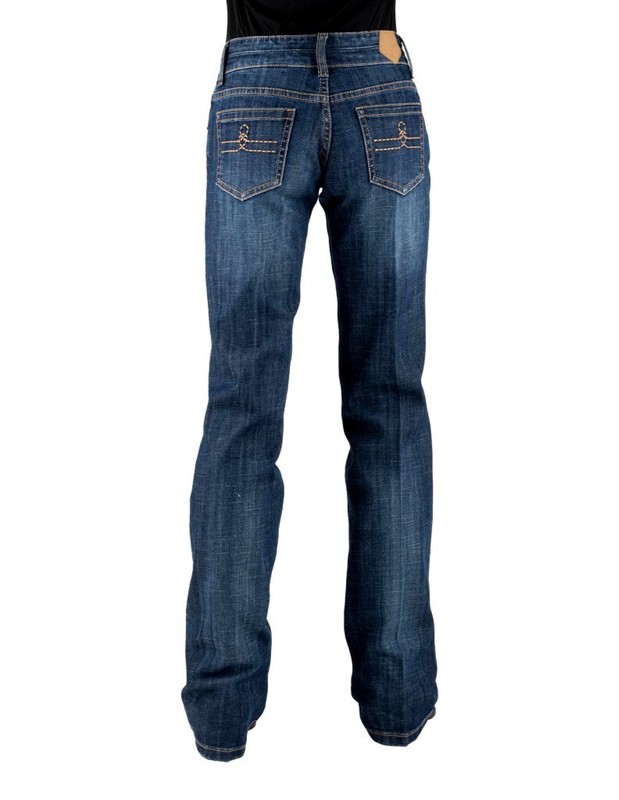 Tin Haul Western Jeans Womens Rosie Bootcut Blue 10-054-0280-2003 BU