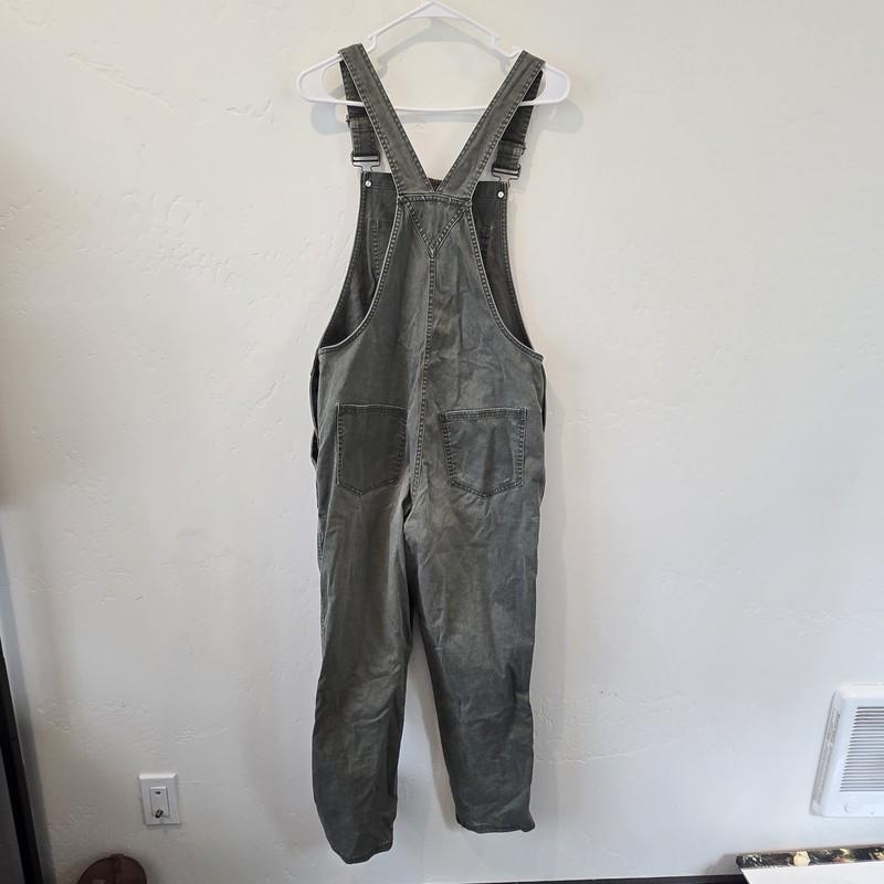 Toad & Co Women's Size Small Green Cottonwood Beetle Gardening Hippie Overalls