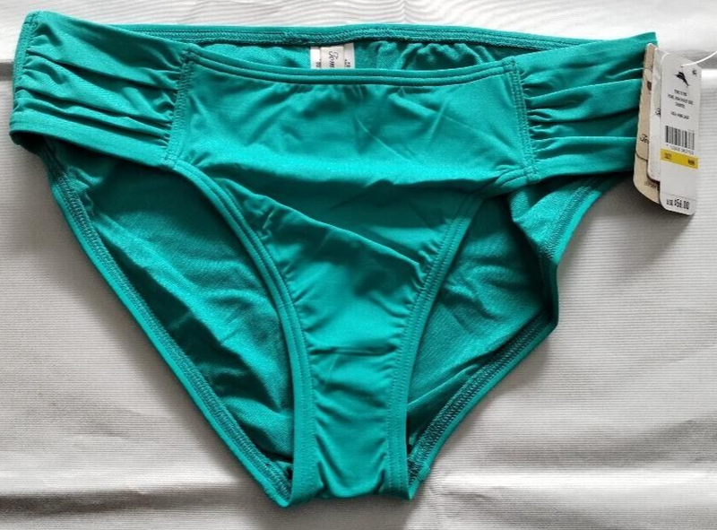 Tommy Bahama Ming Jade Pearl High Waist Side Shirred Size M/M