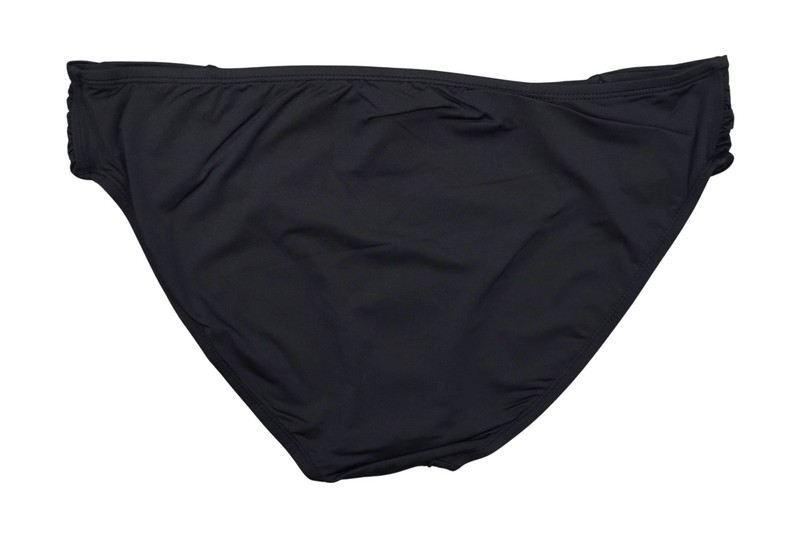 Tommy Bahama Plus Size Pearl Hipster Bikini Bottom Women's Swimwear NWT Black