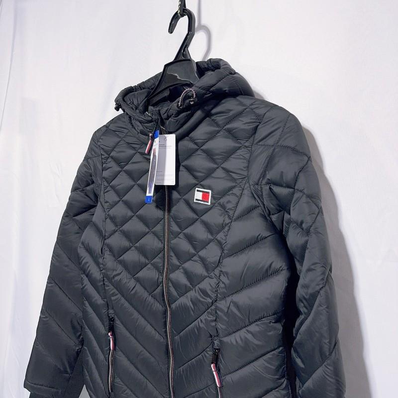 Tommy Hilfiger Women Lightweight Quilted Puff Packable Insulation Hooded Jacket