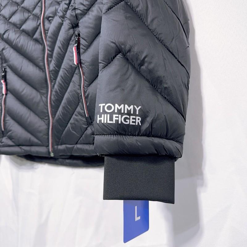 Tommy Hilfiger Women Lightweight Quilted Puff Packable Insulation Hooded Jacket