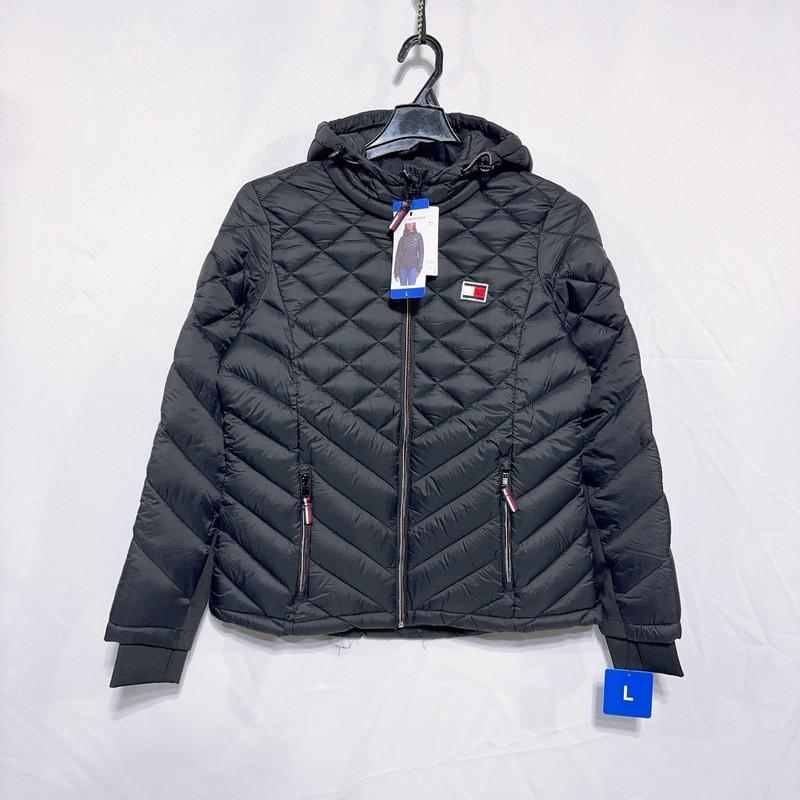 Tommy Hilfiger Women Lightweight Quilted Puff Packable Insulation Hooded Jacket