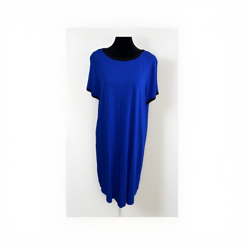 Torrid Blue Knit Mini Super Soft T-Shirt Dress Size 1X