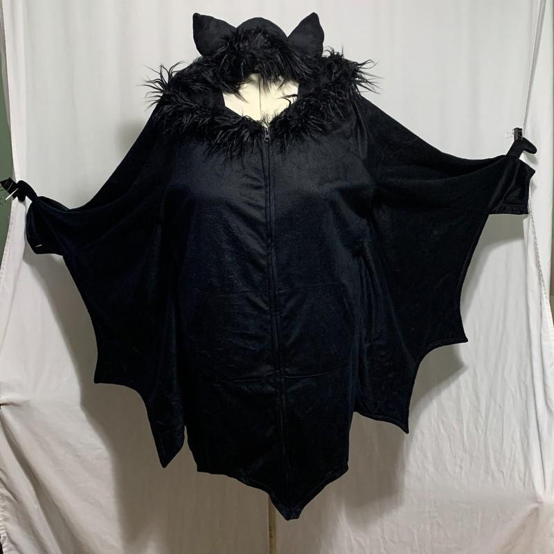 Torrid Dress Winged Bat Silhouette Hood With Ears Costume Halloween Plus 2 18 20
