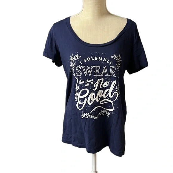 TORRID Harry Potter I Solemnly Swear That I Am Up to No Good Tee Shirt New