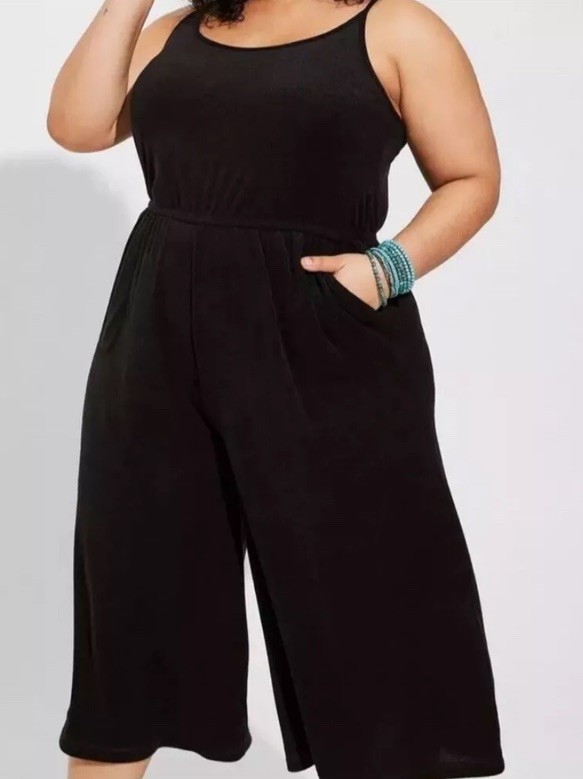 Torrid Jumpsuit Terrycloth Cropped Size 3