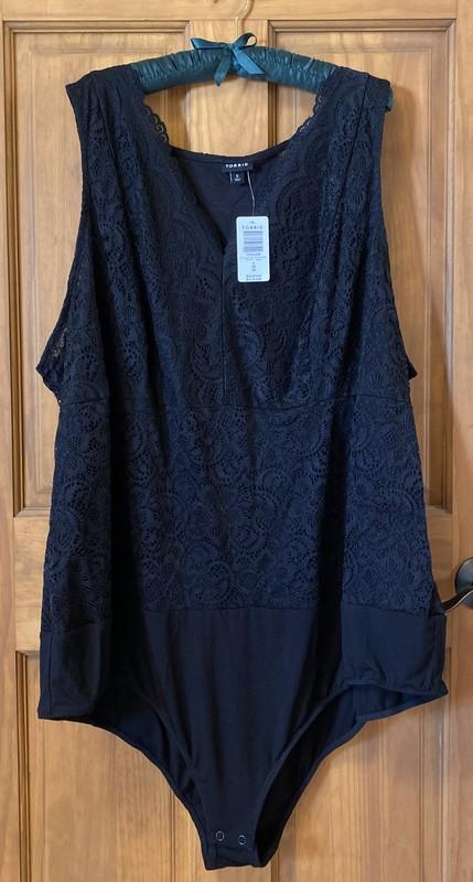 TORRID LACE BLOUSE TOP BODYSUIT TOP SHIRT LACE 6 6X 6XL 30 NEW NWT