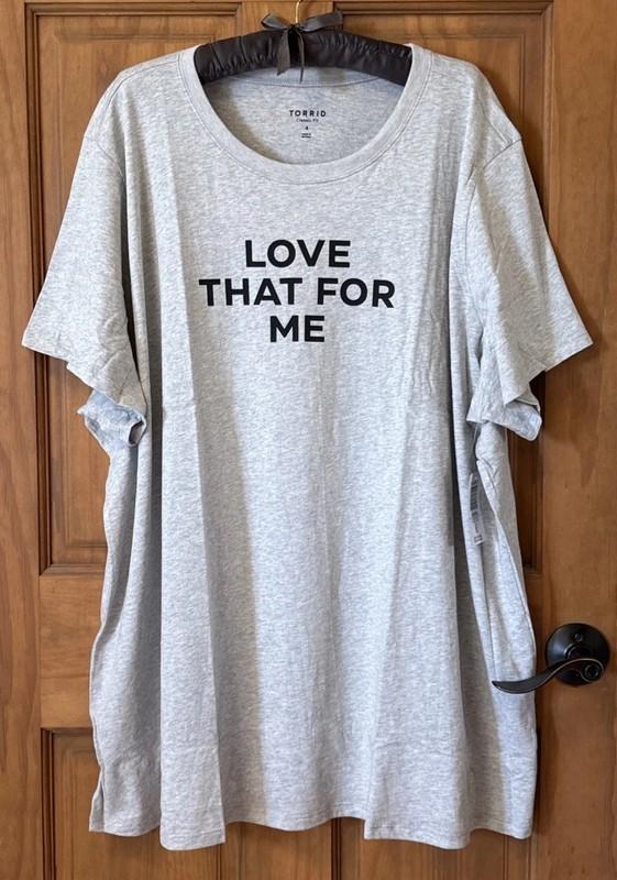TORRID TEE SHIRT SHORT SLEEVE COTTON T-SHIRT TOP 4 4X 4XL 26 NEW