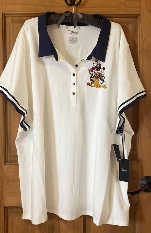 TORRID TOP DISNEY POLO SHIRT TOP BLOUSE 6 6X 6XL 30 NEW