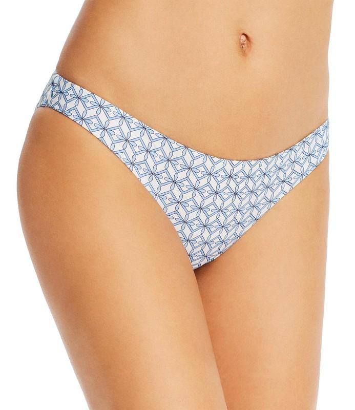 Tory Burch 285252 Printed Ring Hipster Bikini Bottom Size Medium