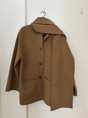 Toteme Scarf Jacket In Camel Size 34 EUC Retail $1130