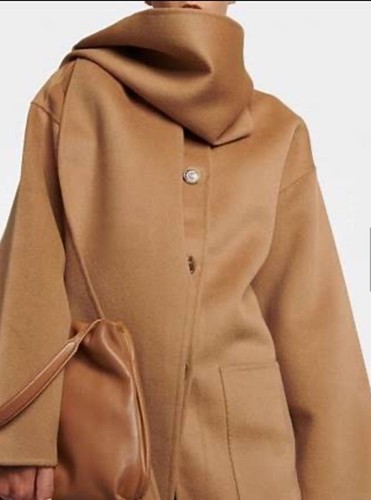 Toteme Scarf Jacket In Camel Size 34 EUC Retail $1130