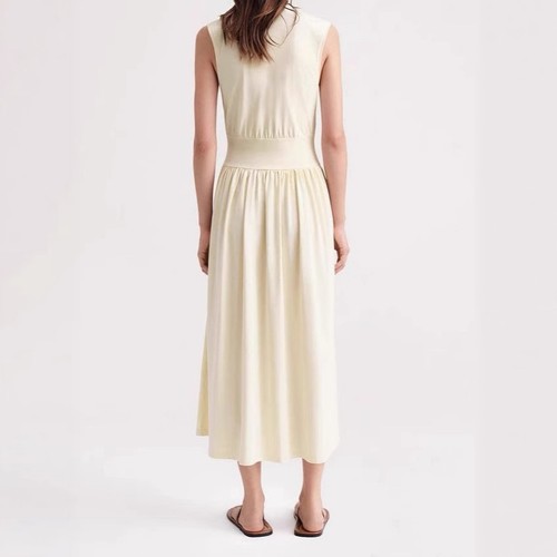 Toteme Women's New Medium And Long A-shaped Waist Sleeveless Fashion Thin Dress
