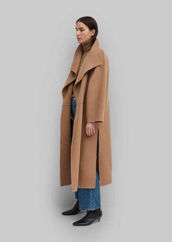 Toteme Women's Wool Loose Double-sided Tweed Coat