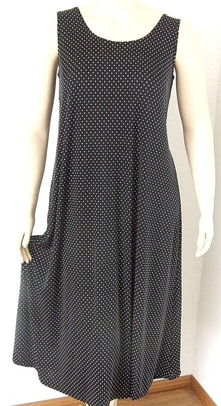 Travel Knit Dress long A-Line Tank Stretchy NO-IRON poly/span #990