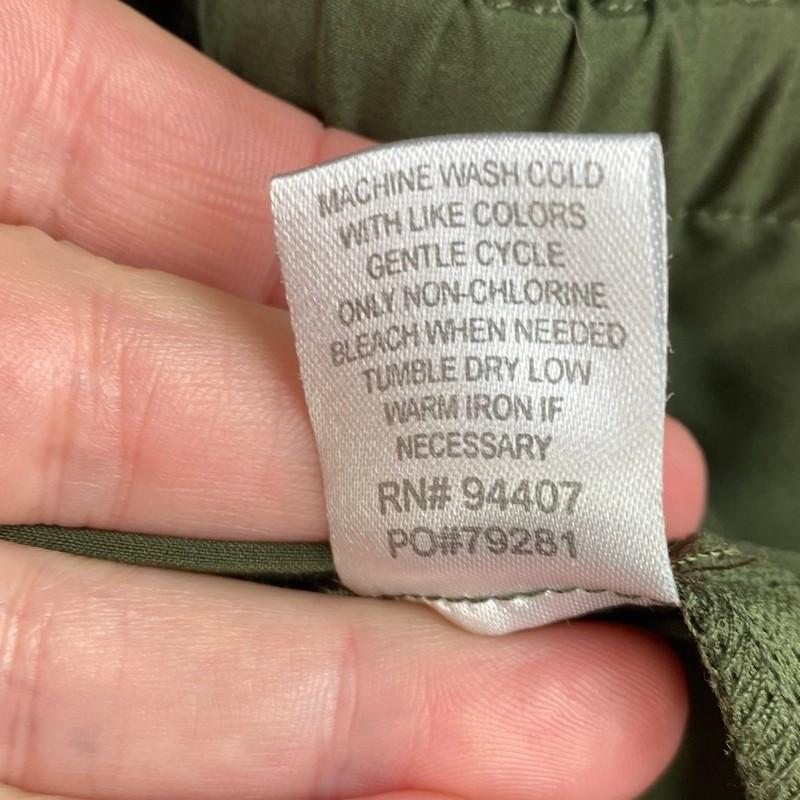 TravelSmith Lightweight Jacket Size XL Olive Green Wrinkle Resistant Travel