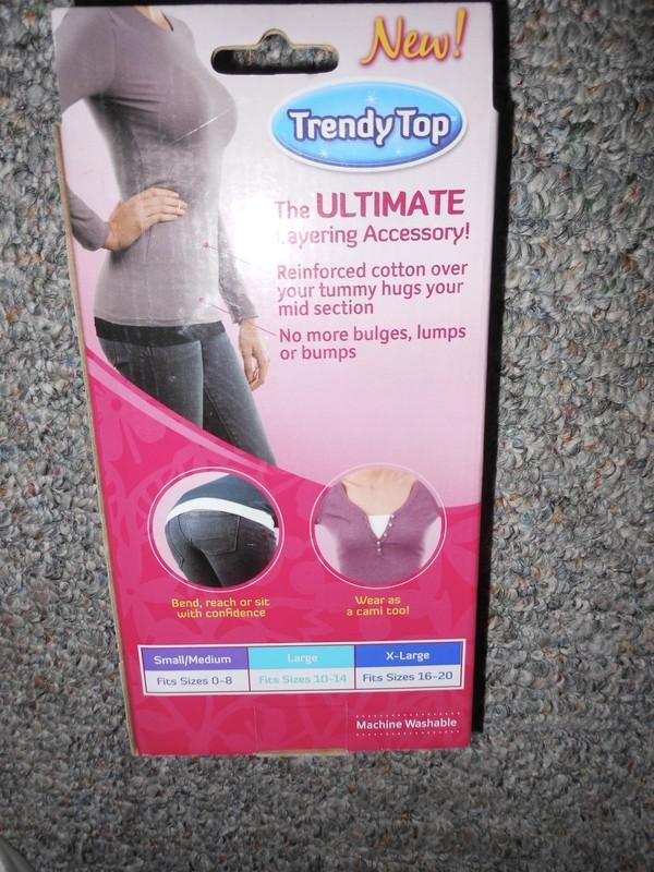 Trendy Top As Seen On TV NEW Size S/M L XL Layering Accessory Extender Tees