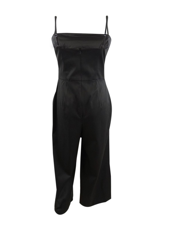 Trina Trina Turk Women's Balance Twist Detail Cropped Jumpsuit (2 Black)