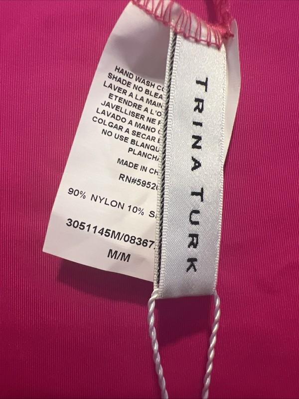 Trina Truk Echo Long Sleeve One-Piece Swimsuit Size L - NWT