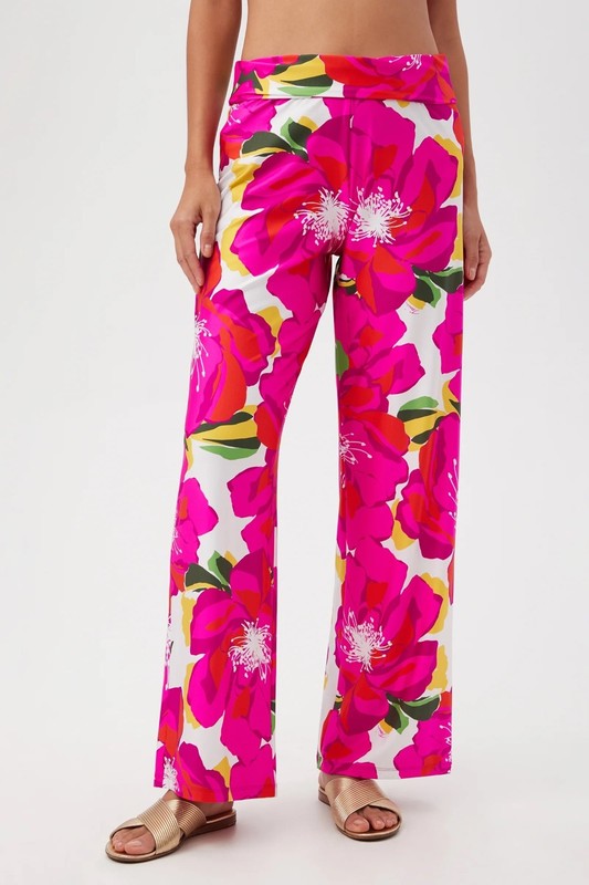 TRINA TURK WOMENS BLOOM SWIM PANTS MULTI-COLORED NWT $162