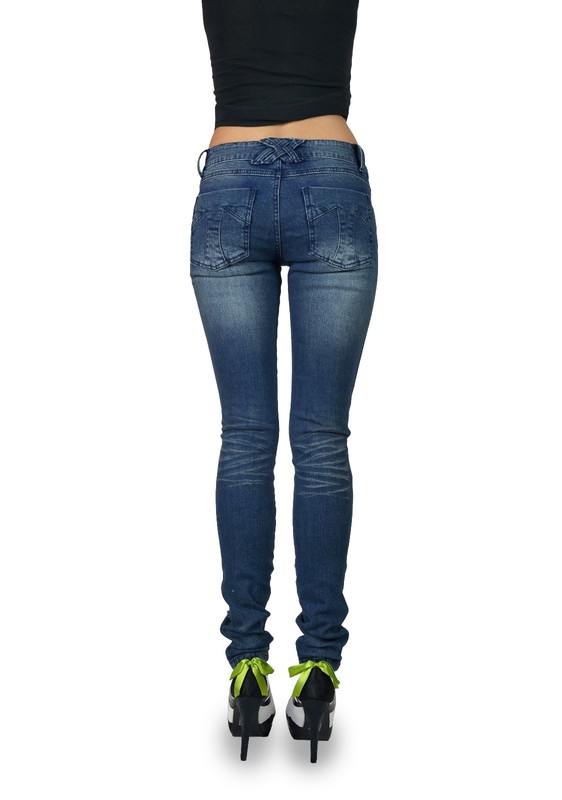 TRIPP EMO GOTH PUNK ROCK STAR RIPPED HOLE INDIGO DENIM JEAN PANTS MOTO JD4263