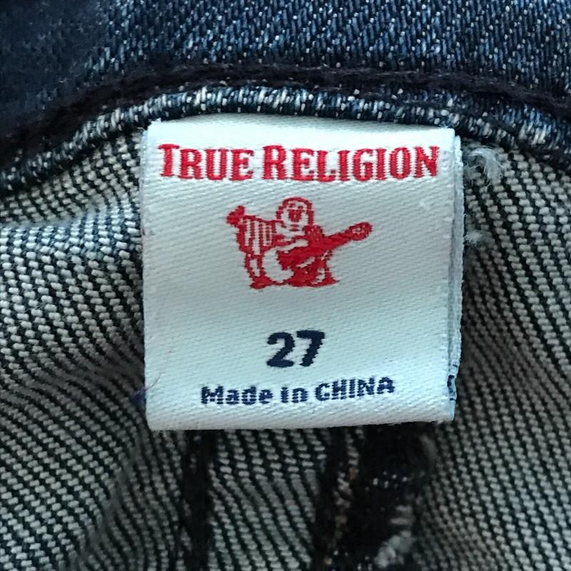 True Religion Halle Mid Rise Super Skinny Jeans Women 27 Blue Dark Wash Preppy