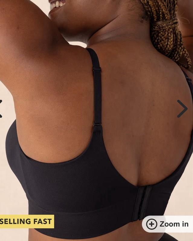 Truekind By Shapermint Supportive Comfort Wireless Shaping Bra XL Black