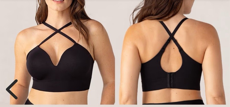 Truekind By Shapermint Supportive Comfort Wireless Shaping Bra XL Black