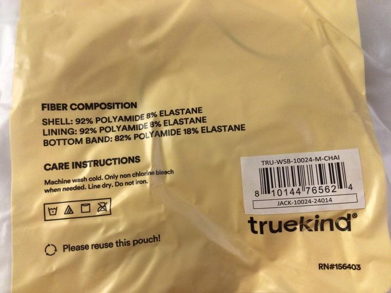 Truekind Women's Everyday Comfort Straps Wireless Shaping Bra Medium CHAI Beige