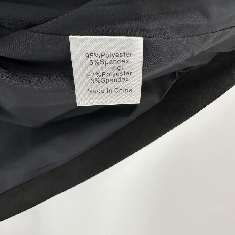Tuckernuck Black Suede Stretch Clifton Dress Sz S NWT Mini Length V-Neck Shift