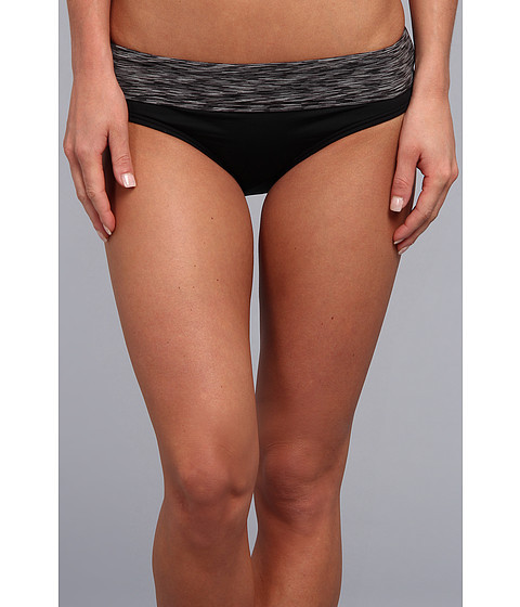 TYR SONOMA ACTIVE BANDED WAIST DURAFAST BIKINI SWIM BOTTOM BLACK MEDIUM NEW $30