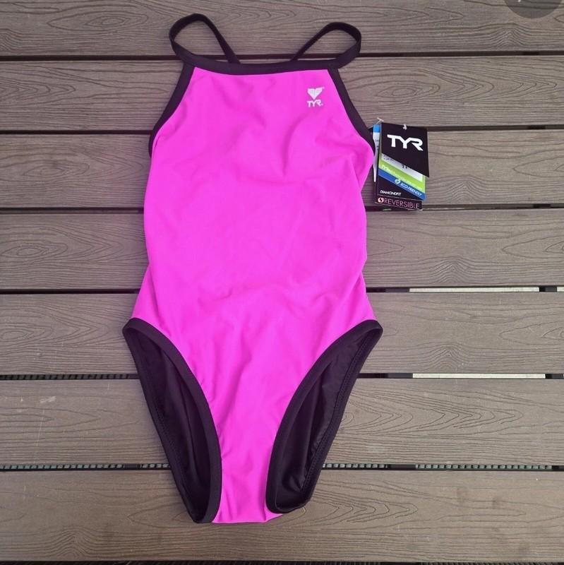 TYR Swimsuit Women's Hydra Span Reversible Diamondfit Bundle Of 2 Size 30 New