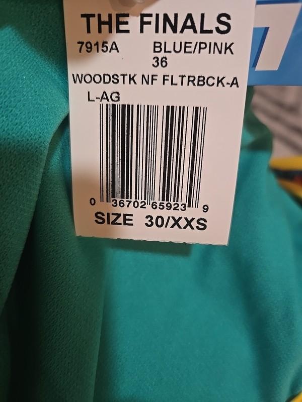 TYR The Finals Women Woodstock No Foil Swimsuit Flutterback -Size 30 New