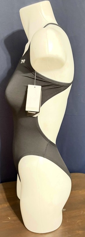 TYR Women's Durafast One Solids Cutoutfit Swimsuit Tfsod7a Black Size 26