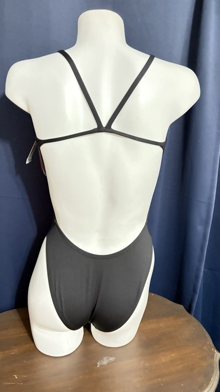 TYR Women's Durafast One Solids Cutoutfit Swimsuit Tfsod7a Black Size 26