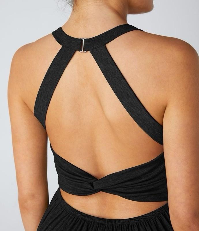 U Neck Pocket Harem Casual Jumpsuit-Easy PeezyEdition New NWOT Medium Black