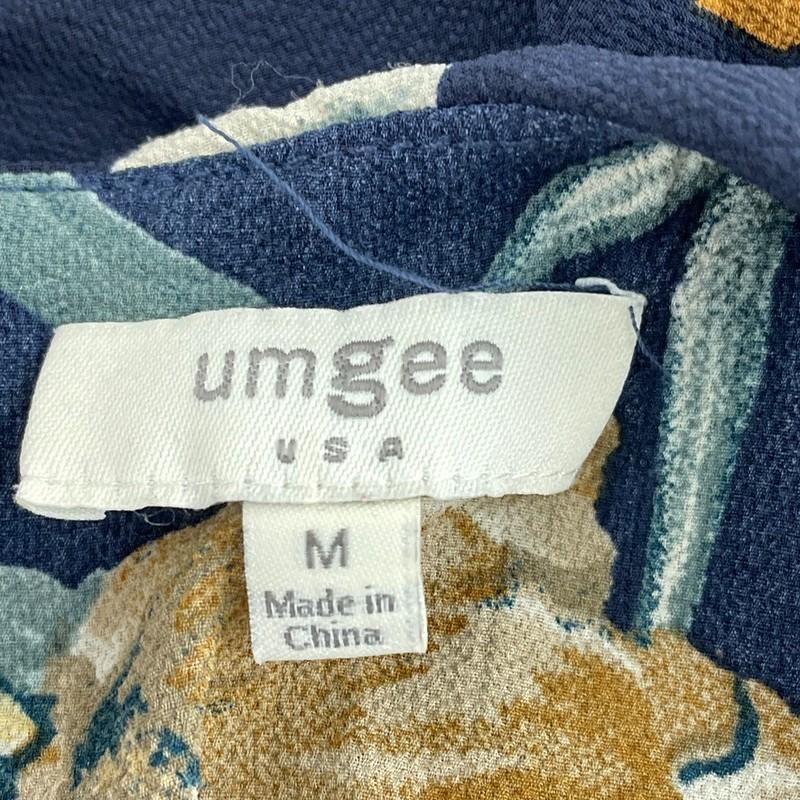 UMGEE Floral Jumper Womens M Blue 3919