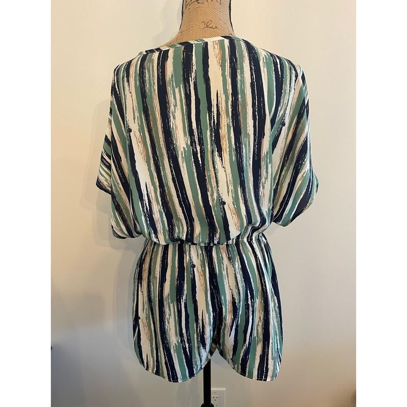 Umgee Striped Romper Size Medium