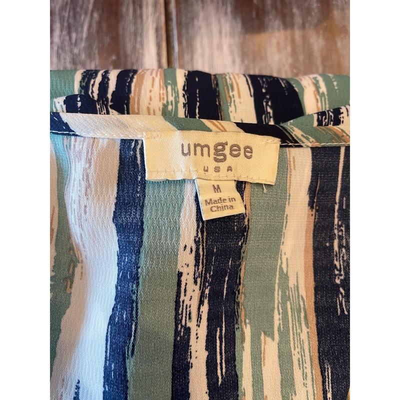 Umgee Striped Romper Size Medium