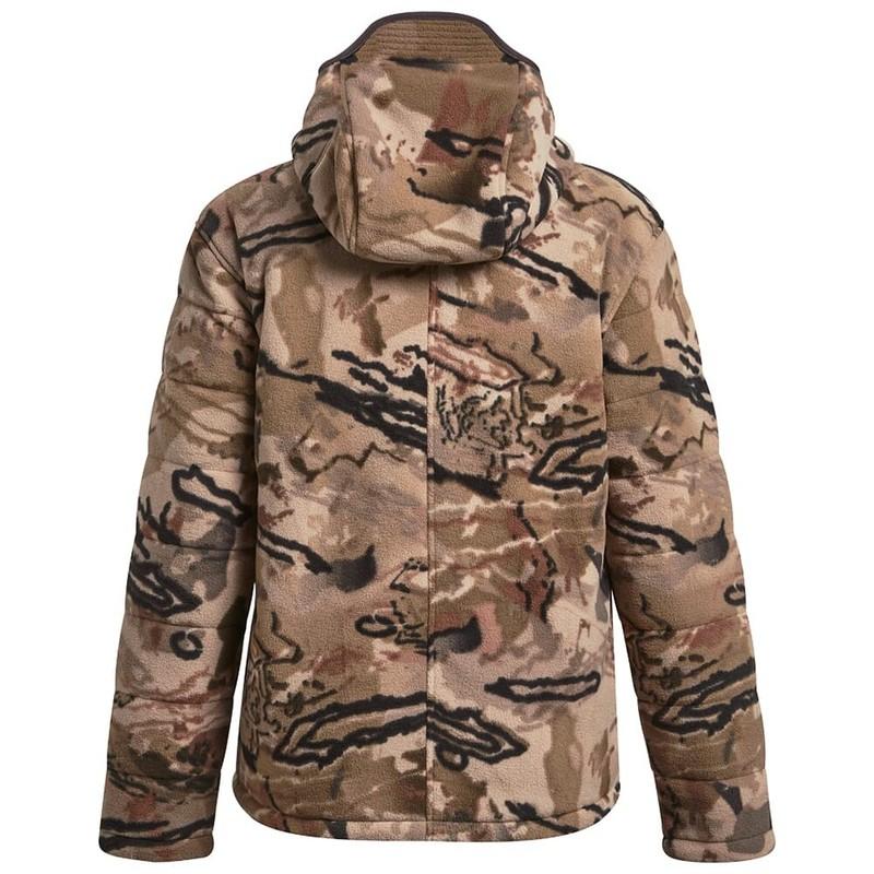 Under Armour Women's Rut Windproof Camo Jacket UA Barren/Charcoal 1378819-989003