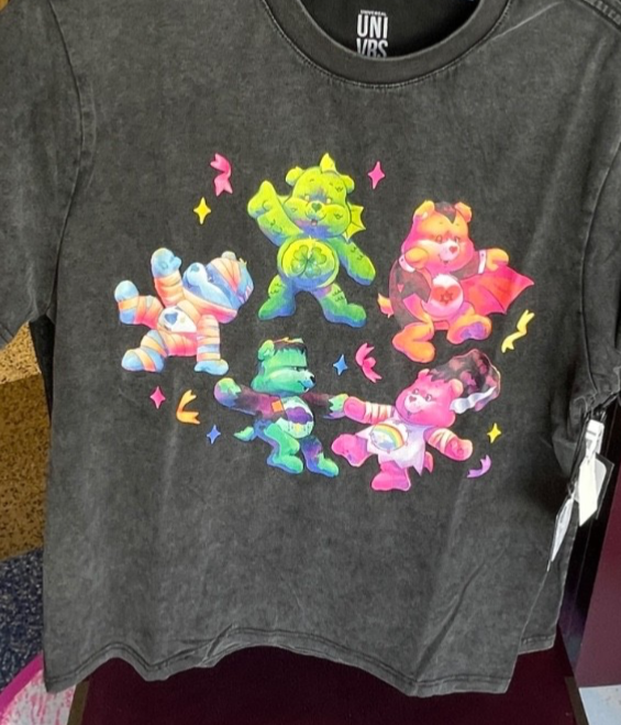 Universal Studios Halloween Horror Nights Care Bears Gray T-Shirt XS-2XL New