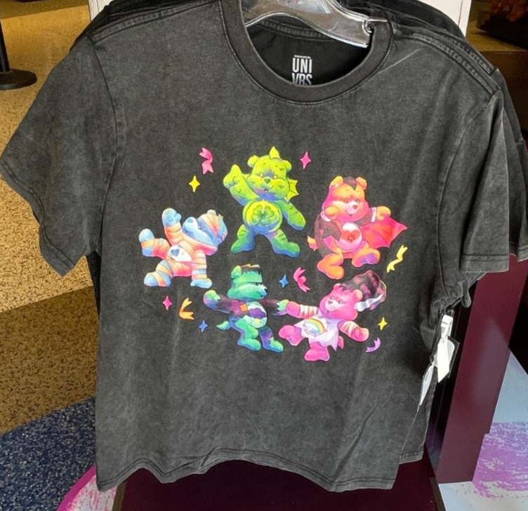 Universal Studios Halloween Horror Nights Care Bears Gray T-Shirt XS-2XL New