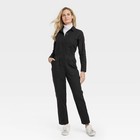Universal Thread Women's Long Sleeve Button Down Coveralls Jumpsuits